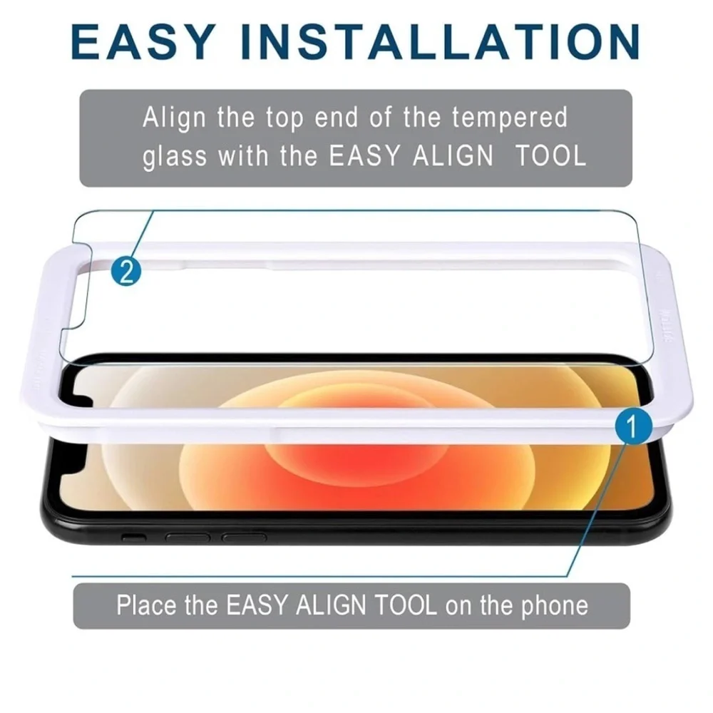 Premium Tempered Glass Screen Protector iPhone 12/12 pro